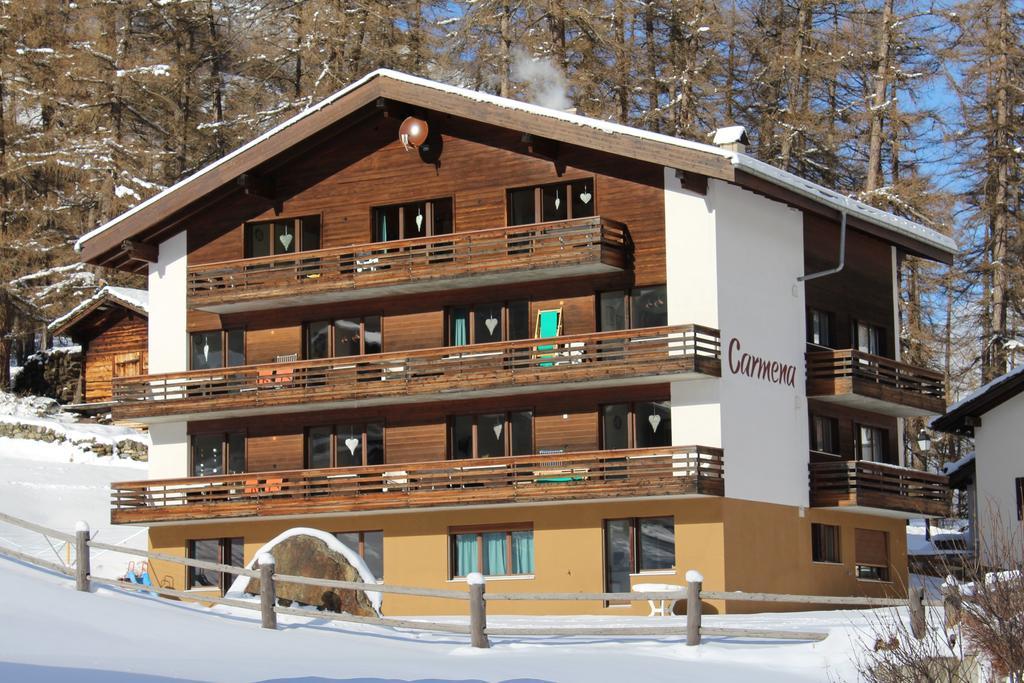 Apartments Carmena Saas-Grund Exteriör bild
